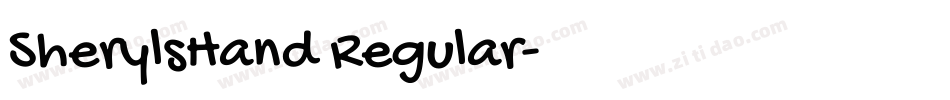 SherylsHand Regular字体转换